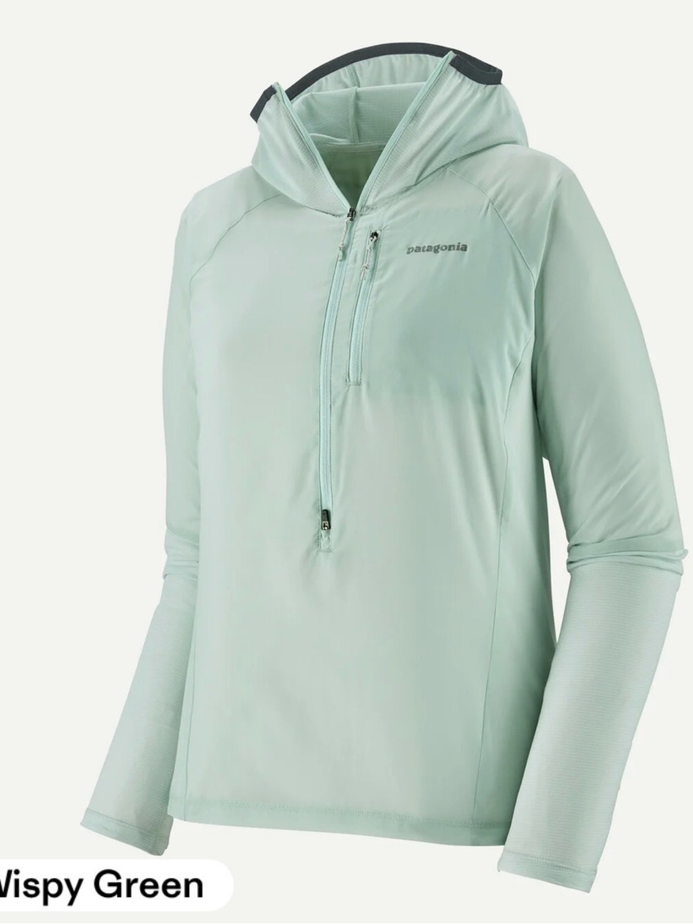 Patagonia Airshed pro Pullover - Sz L wispy Green NEW